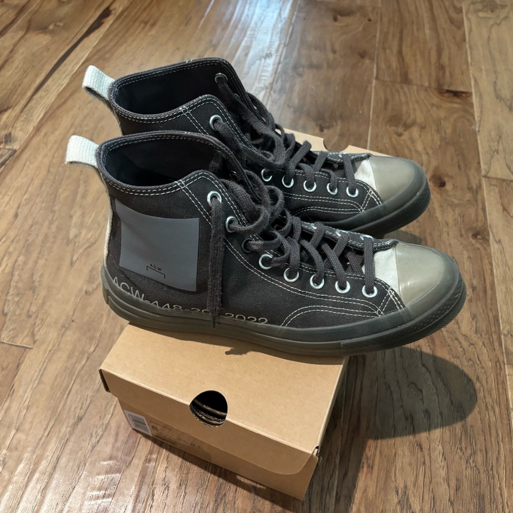 Converse x A-Cold-Wall* High-Top Sneakers, Pavement/Silver Birch, US 8 / EU 41.5